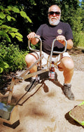 Adult-Senior -Big Kid Ride On Playground Sand Digger Excavator.