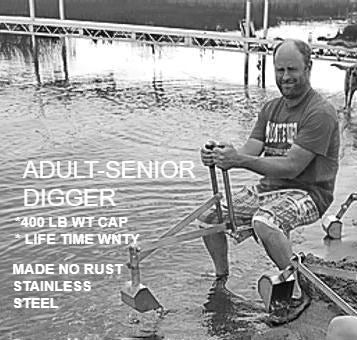 Adult-Senior -Big Kid Ride On Playground Sand Digger Excavator.