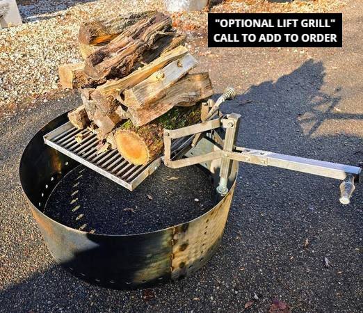 Steel Round Fire Pit Campfire Ring  12 x 96" (8ft)