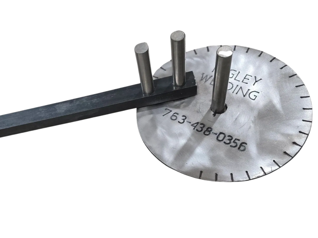 Rod Bending Flat Bar Bender Tool. Manual Vise or Table Mount Metal Bending